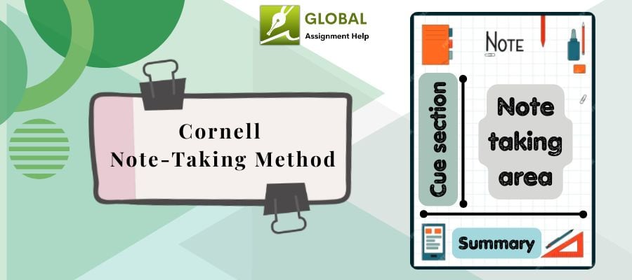 Cornell note taking method with Global Assignment Help