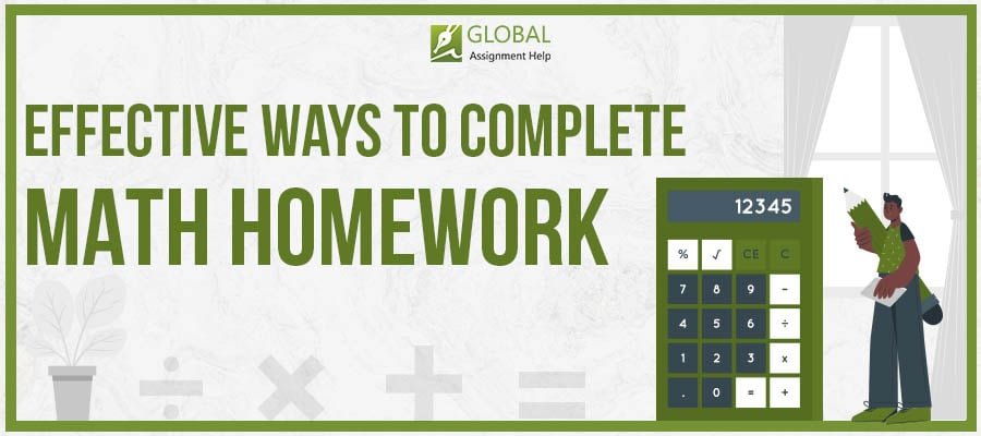 how to finish your math homework fast