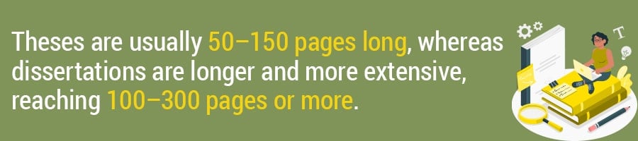 Dissertation vs Thesis Length