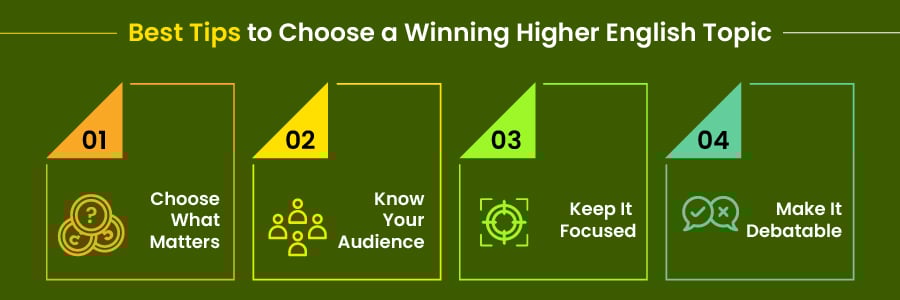 Best Tips to Choose a Winning Higher English Topic