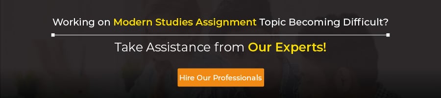 higher modern studies assignment ideas