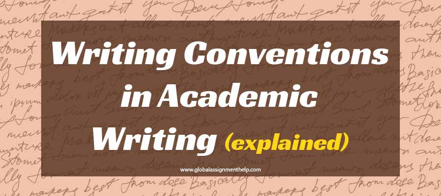Writing Conventions