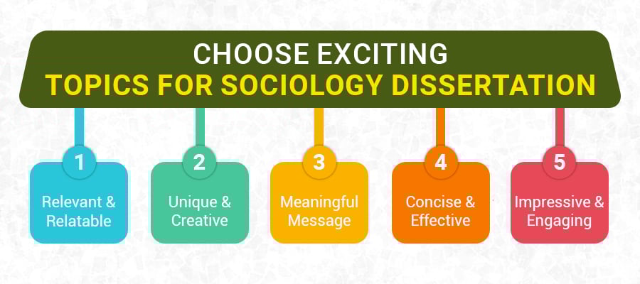 choose exciting topics for sociology dissertation